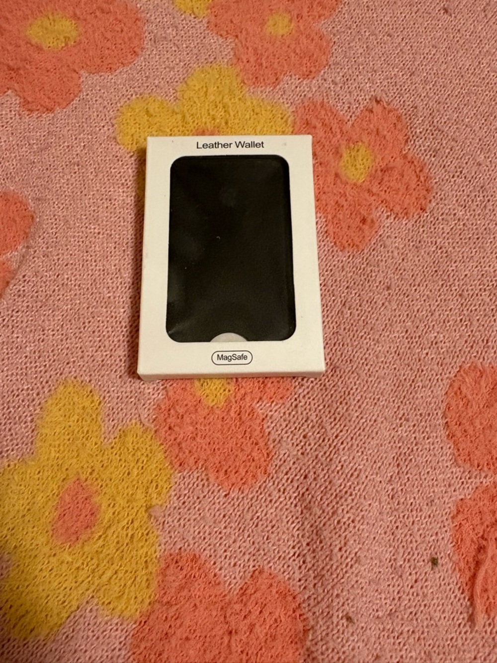 MagSafe Leather Wallet in Black
